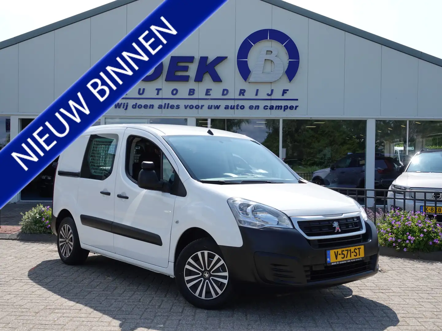 Peugeot Partner 120 1.6 BlueHDi 100PK L1 Premium NAVI | AIRCO | PD Weiß - 1