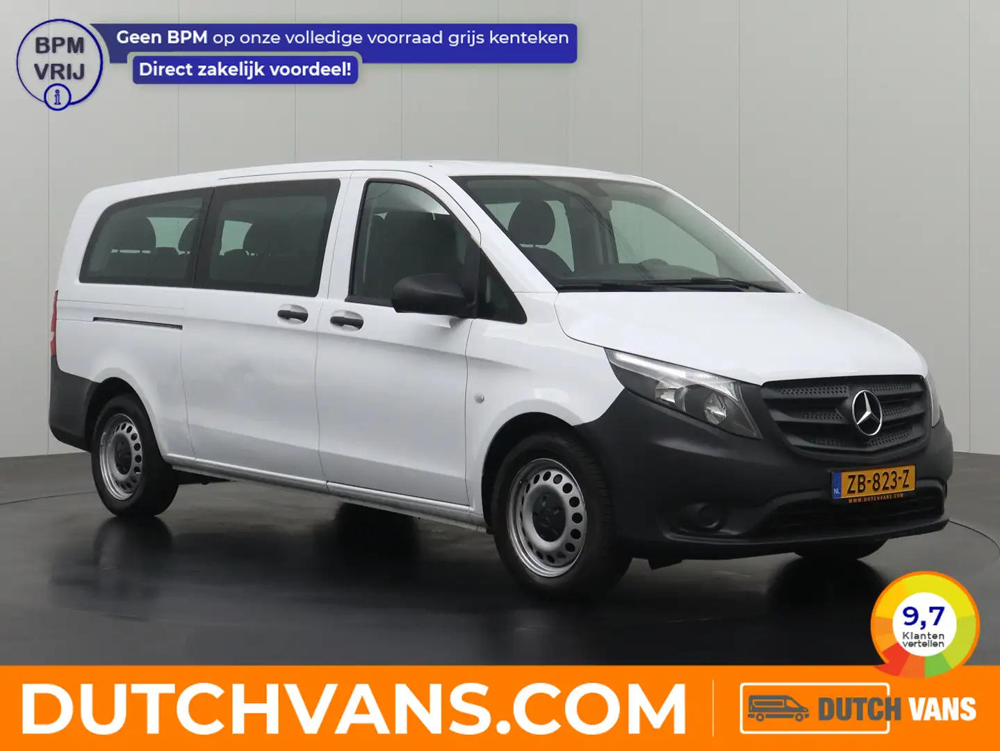 Mercedes-Benz Vito 114BlueTEC 7G-Tronic Automaat Personenbus | 9-Pers Blanco - 1
