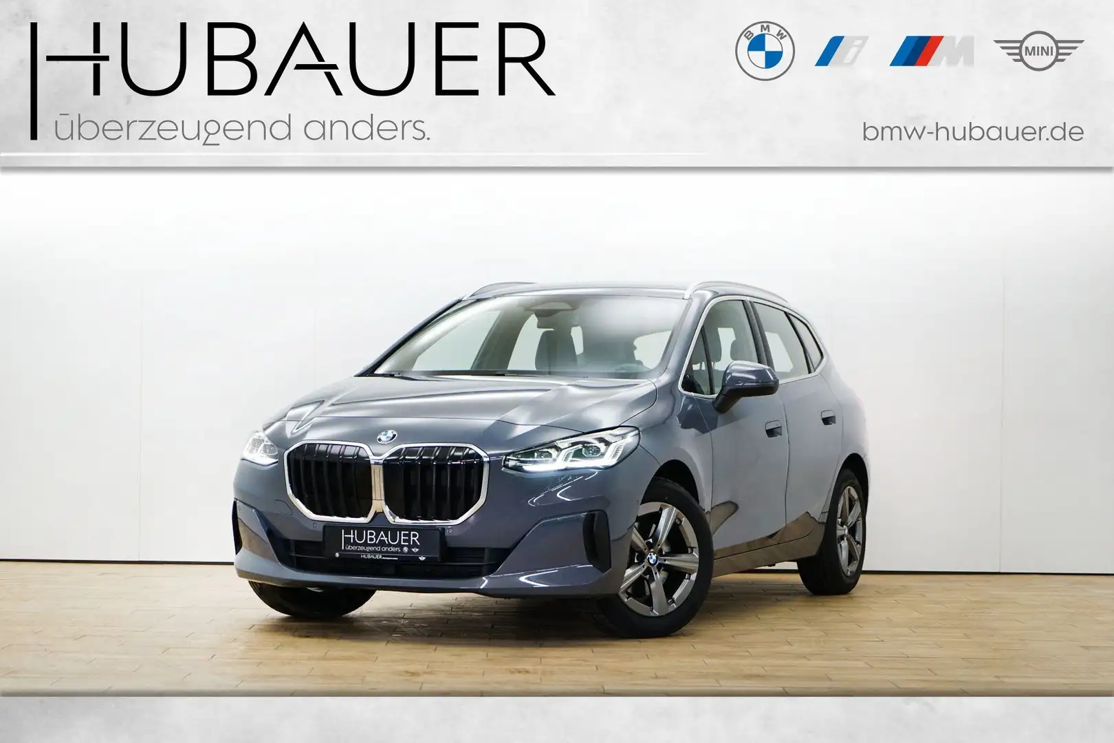 BMW 218 i Active Tourer [Navi, AHK, RFK, SHZ, LED] Gris - 1