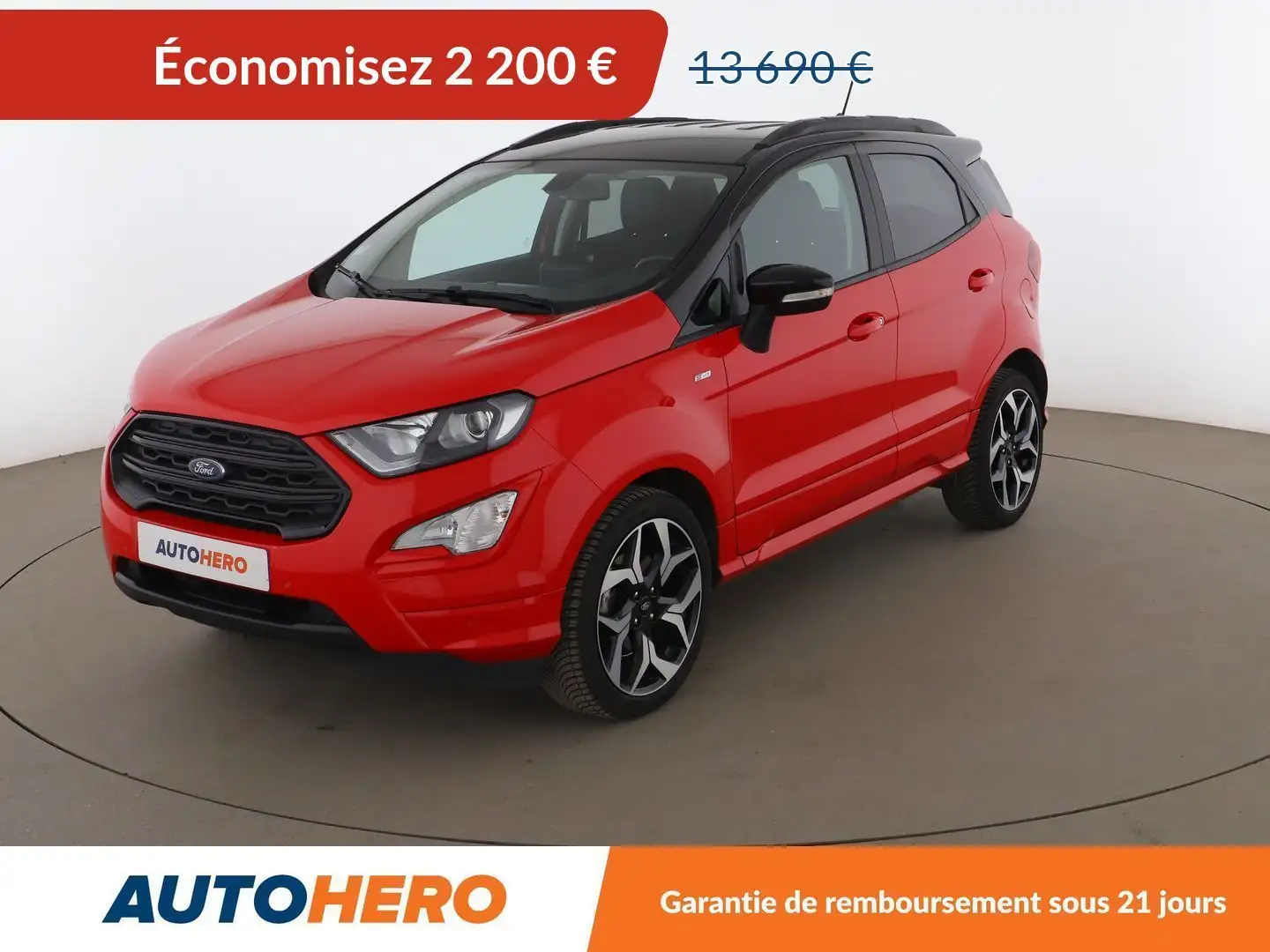 Ford EcoSport 1.0 EcoBoost ST Line Rouge - 1
