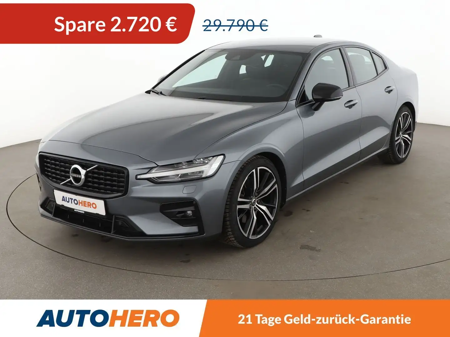 Volvo S60 2.0 B4 R-Design Aut.*TEMPO*NAVI*CAM*PDC*SHZ*ALU* Grau - 1