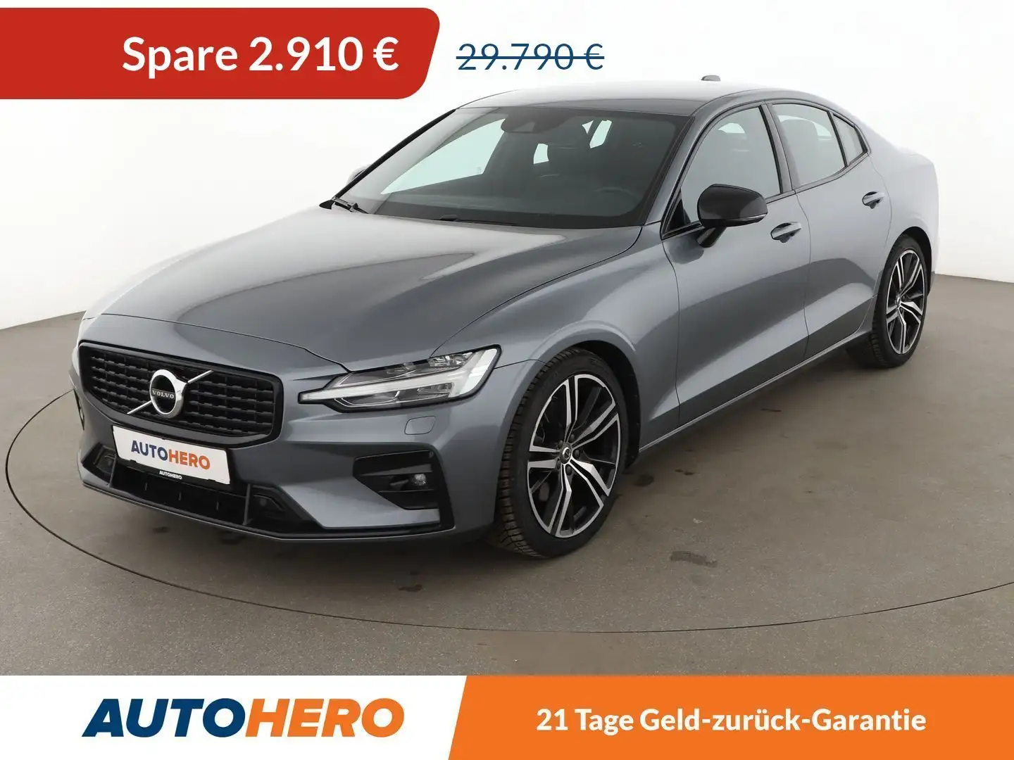 Volvo S60 2.0 B4 R-Design Aut.*TEMPO*NAVI*CAM*PDC*SHZ*ALU* Grau - 1
