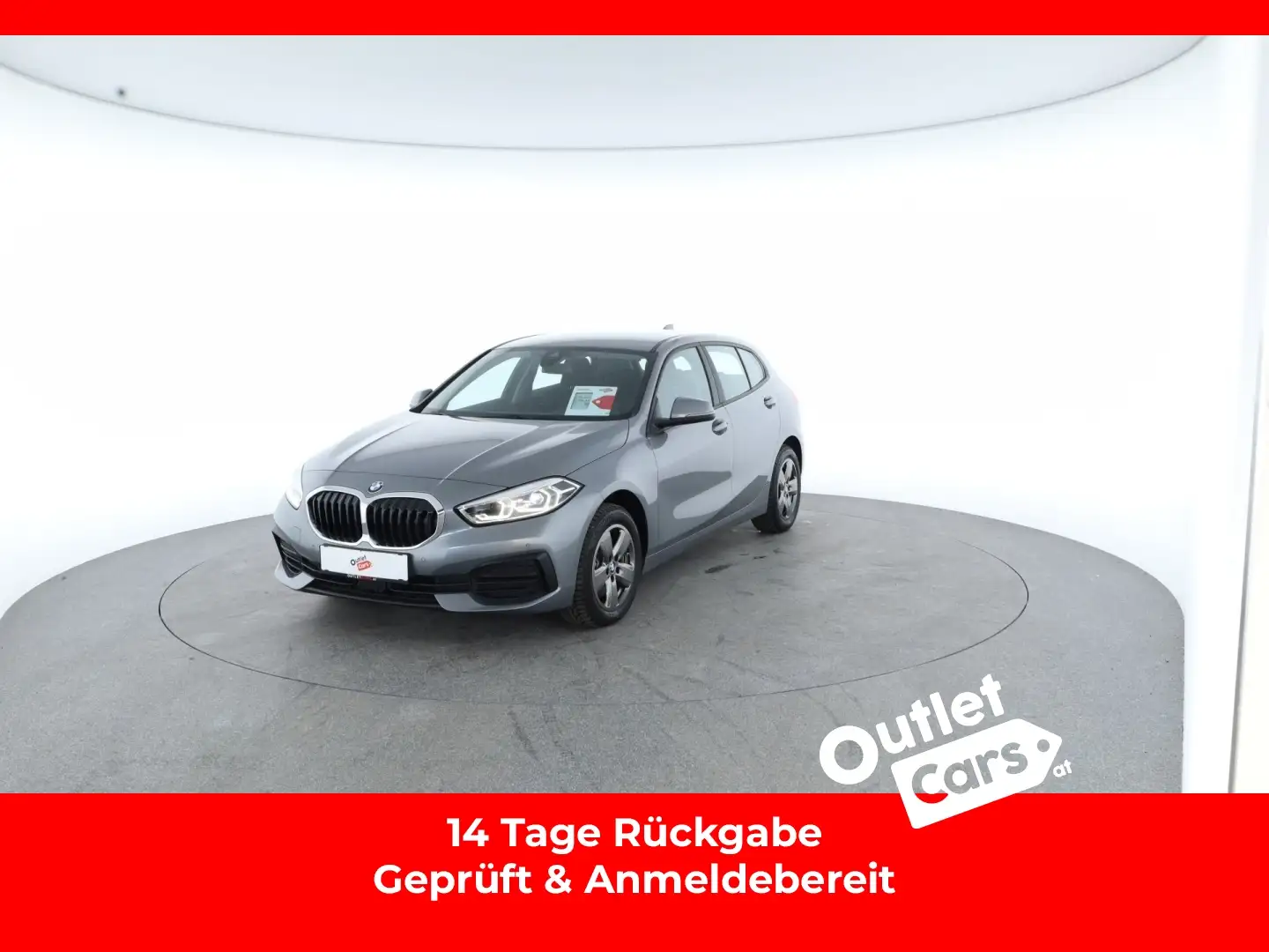 BMW 116 d AHK AUT LED LM PDC SpurH Grau - 1