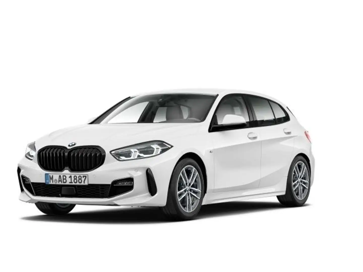 BMW 118 i M Sport Sportsitze PDC HIFI Weiß - 1