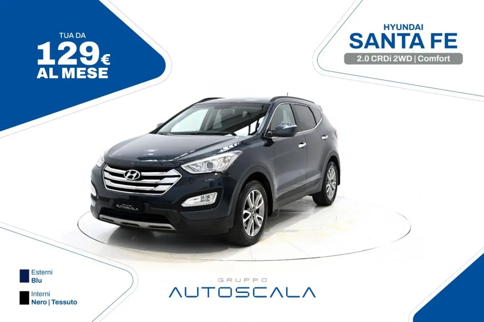 Hyundai SANTA FE 2.0 CRDi 2WD Comfort Albastru - 1