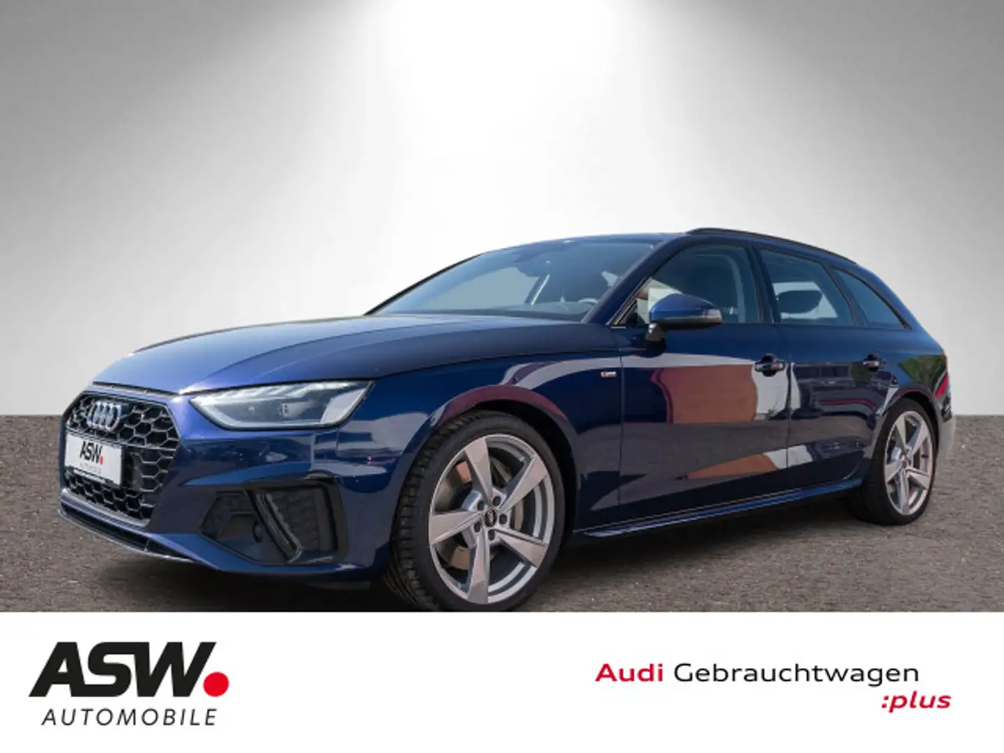Audi A4 S line 50TDI quattro Navi Matrix RFK Blauw - 1
