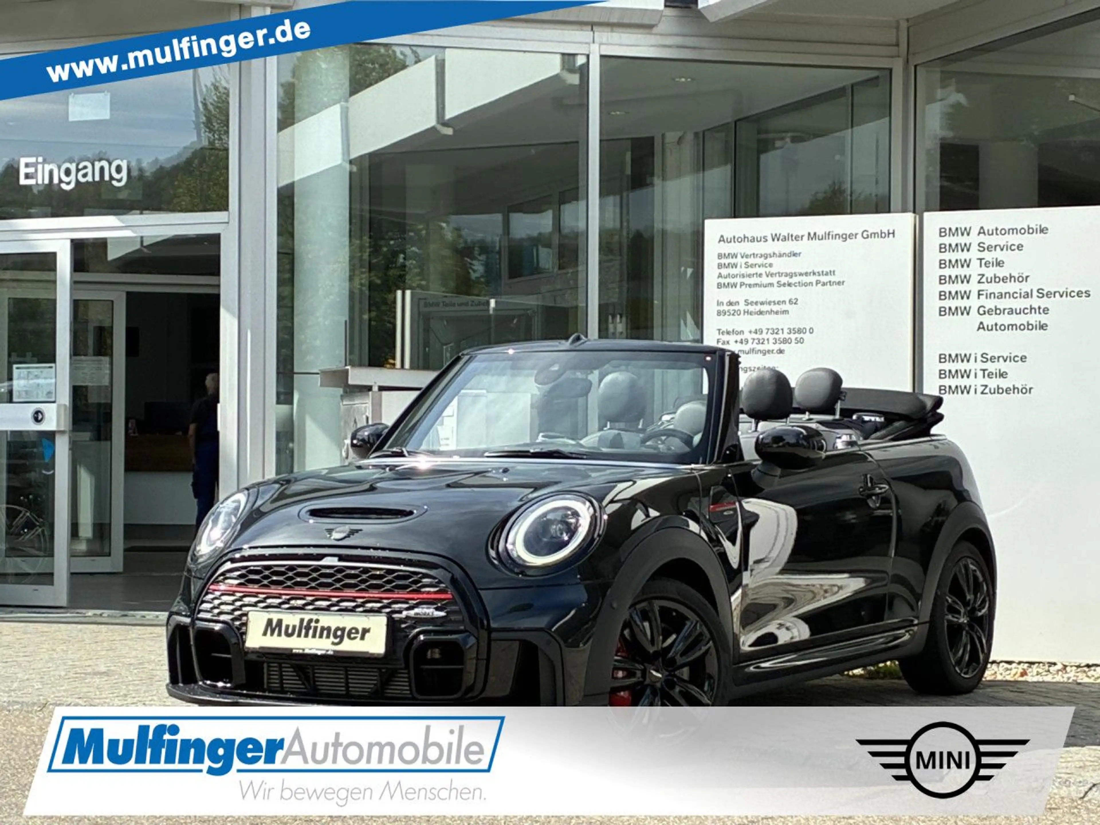 MINI John Cooper Works Cabrio JCW Cabrio HUD ACC Kamera Navi Ha/Ka Lenkradh. LED