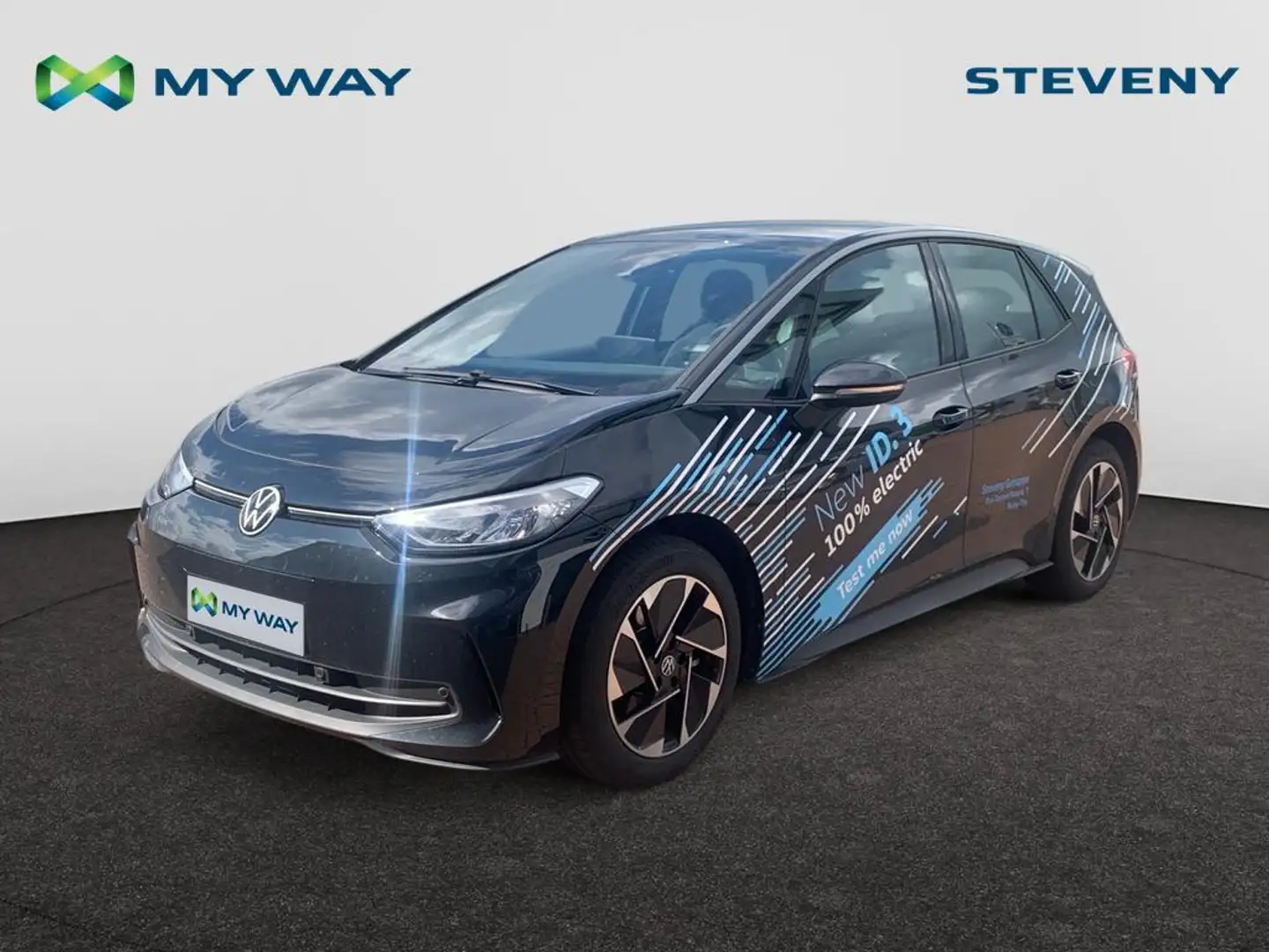 Volkswagen ID.3 Pro 150 kW (204 PS) 58 kWh, 1-speed automatic tran Zwart - 1