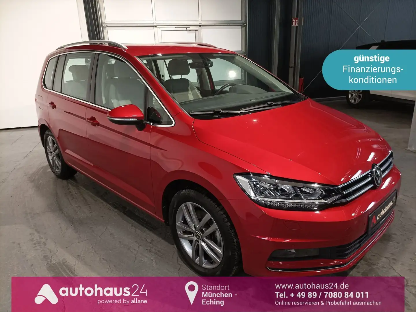Volkswagen Touran 1.5 TSI Highline LED|Navi|Kamera|Sitzheiz Rot - 1