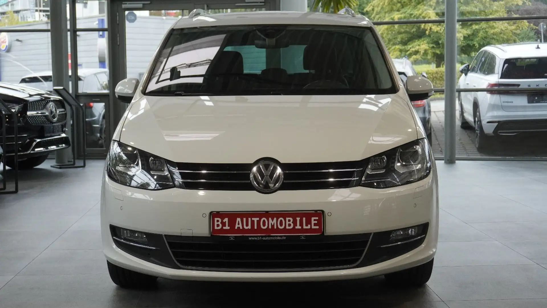 Volkswagen Sharan Highline BMT 4M*ACC*APP-CONECT*BI-XENON*7 Bianco - 2