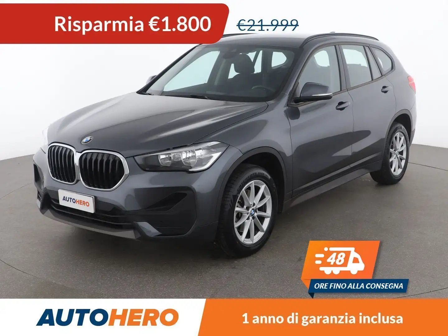 BMW X1 sDrive 18d Advantage Grigio - 1