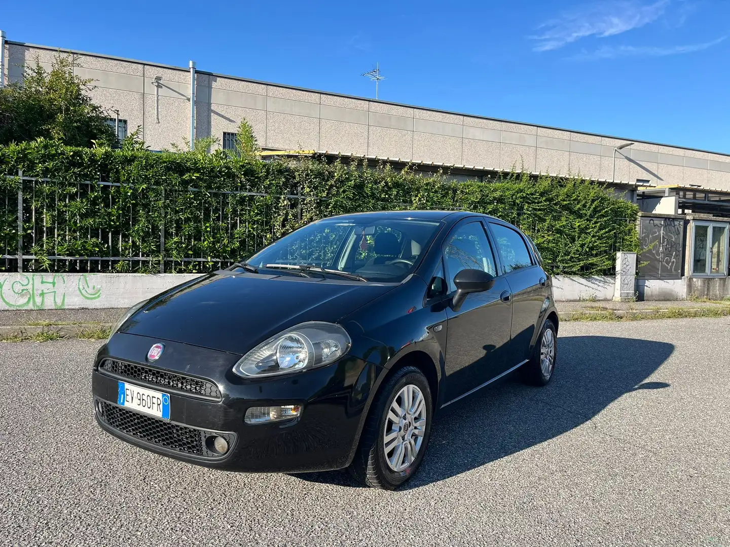 Fiat Punto Punto 5p 1.2 Lounge E6 Bleu - 1