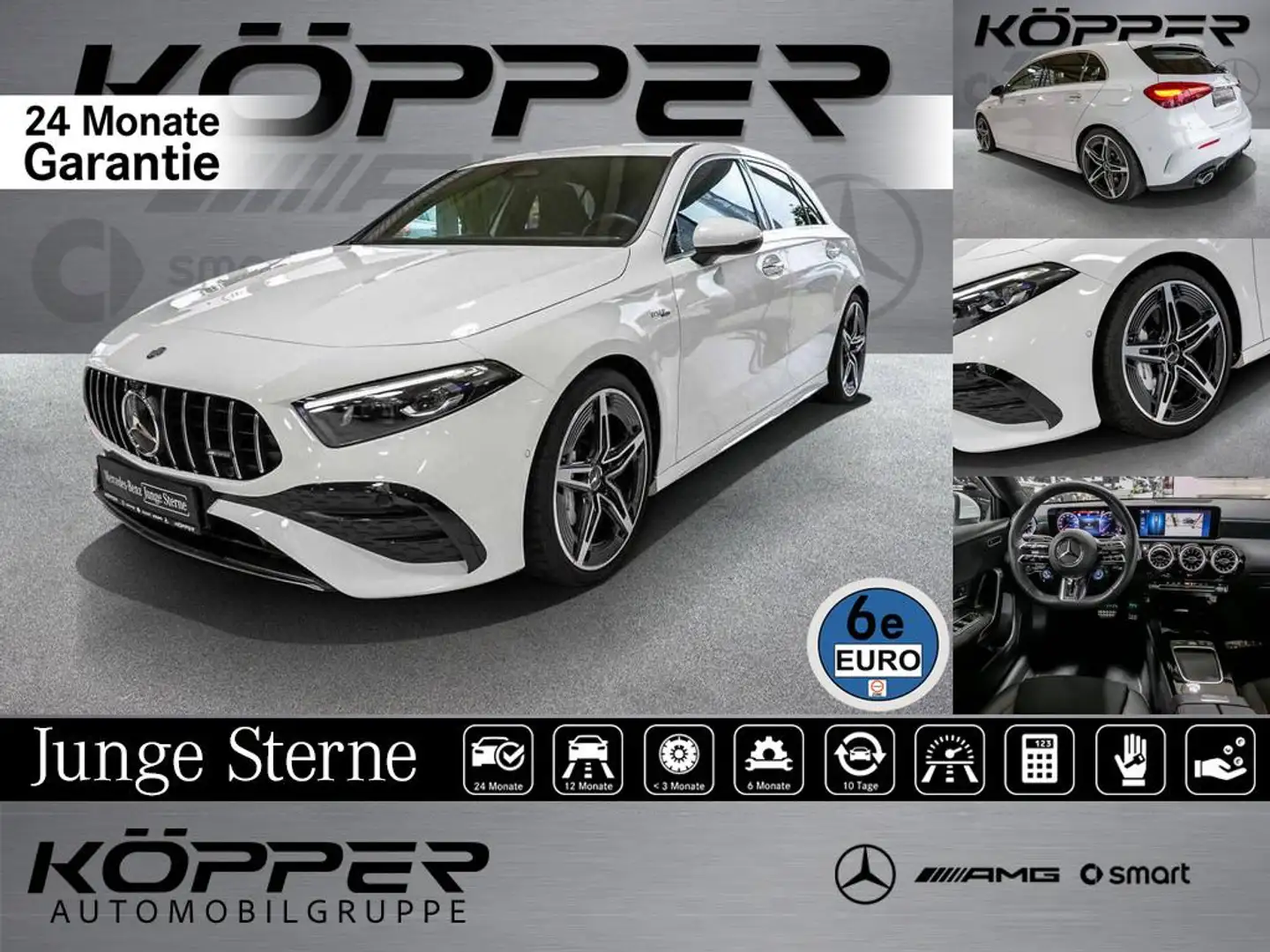 Mercedes-Benz A 35 AMG 4M White Performance Kamera LED Edition Alb - 1