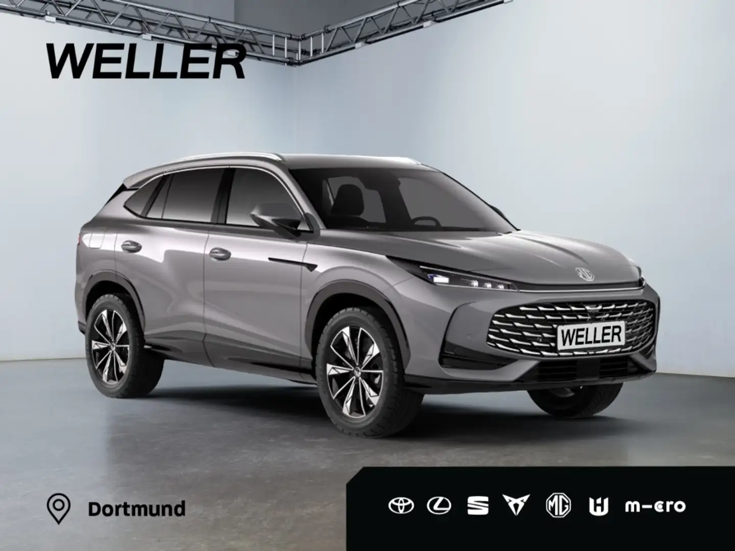 MG HS Hybrid+ Luxury *LED*360°*Leder*el Sitze*ACC* Grijs - 1