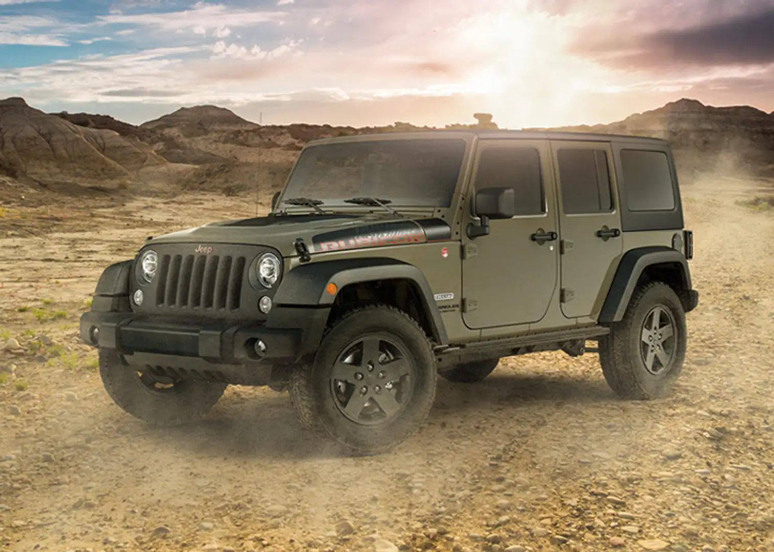 Jeep Wrangler Unlimited 2.8CRD Rubicon Recon Aut. Beige - 1