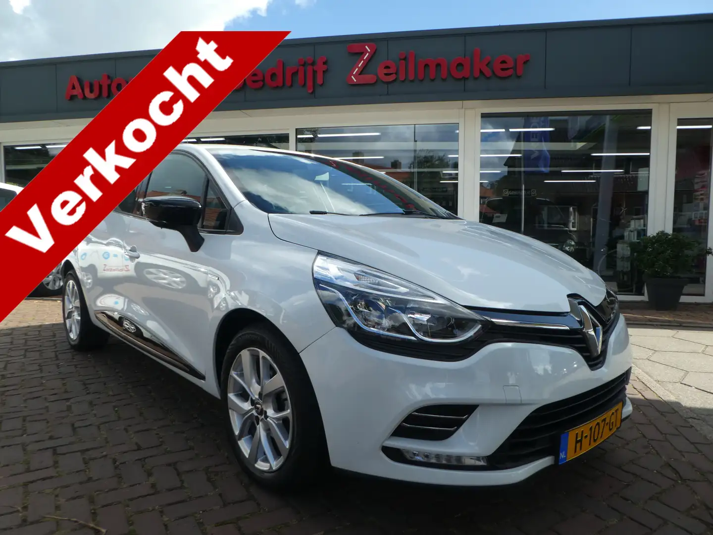 Renault Clio 0.9 TCe Limited Airco, Navi, LM velgen, Extra donk Wit - 1
