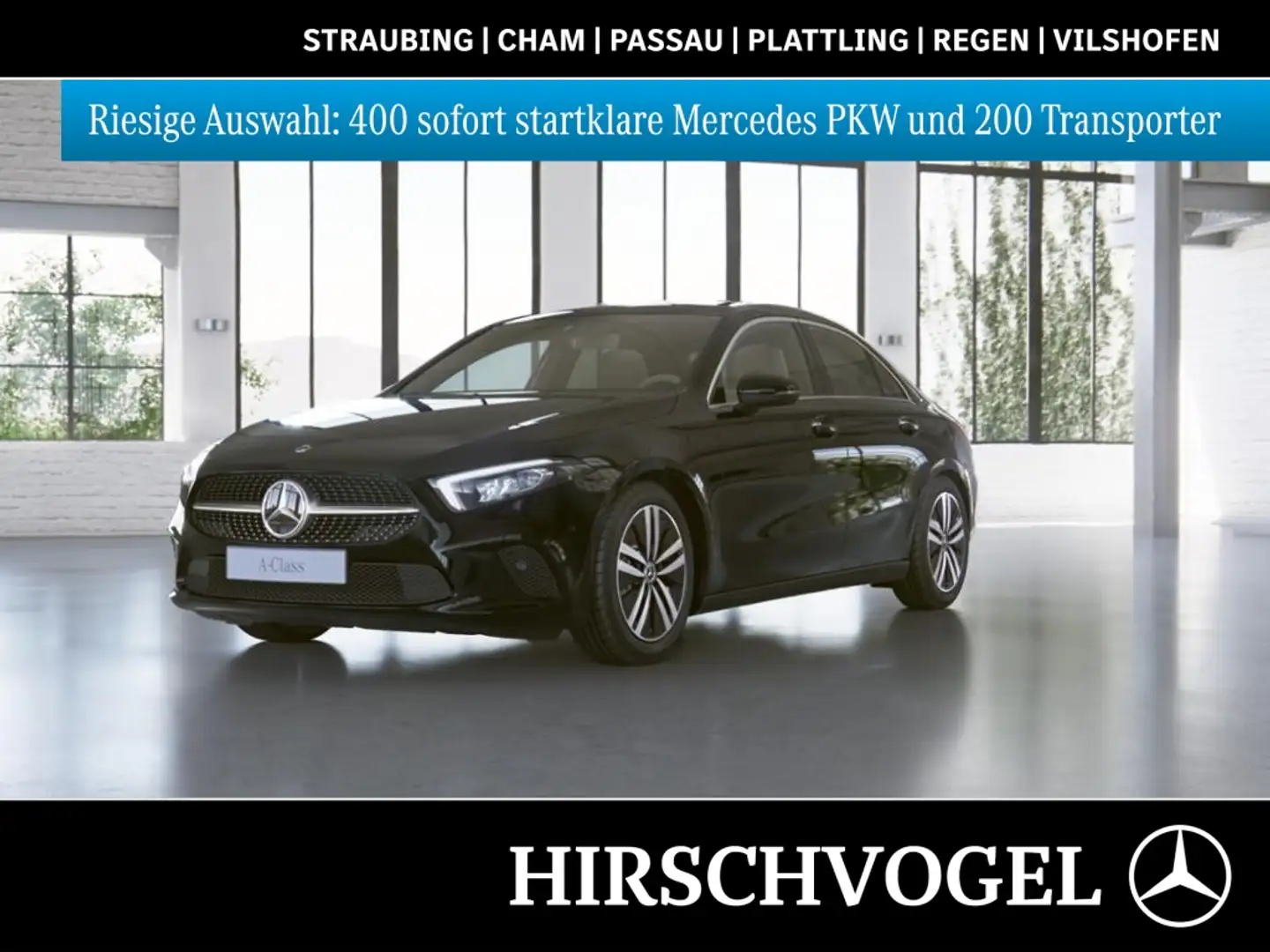 Mercedes-Benz A 250 e Limo Progressive+Pano+HUP+MBUX+Navi-Plus Schwarz - 1