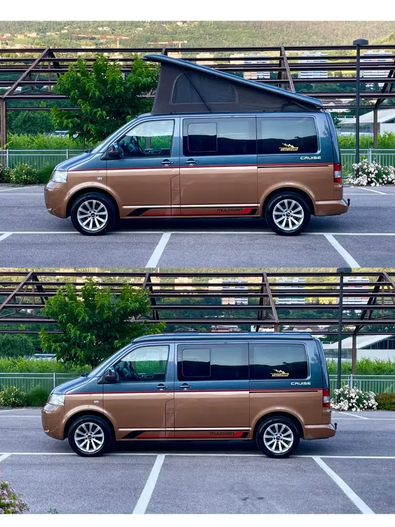 Volkswagen T5 Multivan 2.5 tdi WESTFAGLIA,REIMO,CALIFORNIA BEACH Brun - 2