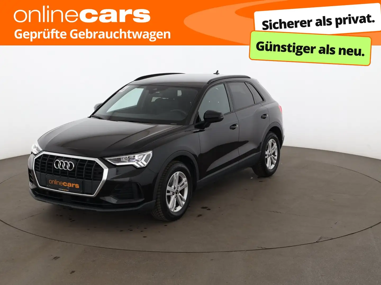 Audi Q3 35 TDI S-Line Aut LED RADAR LEDER NAVI SITZHZG Schwarz - 1