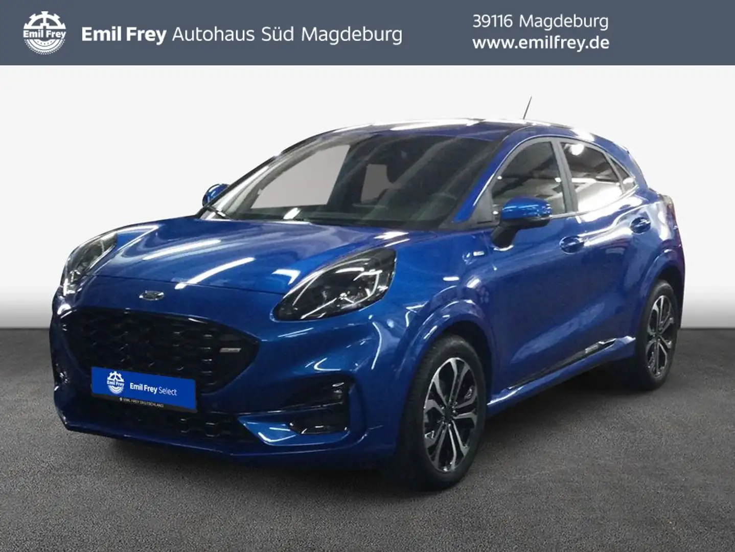 Ford Puma 1.0 EcoBoost Hybrid Aut. ST-LINE Blau - 1