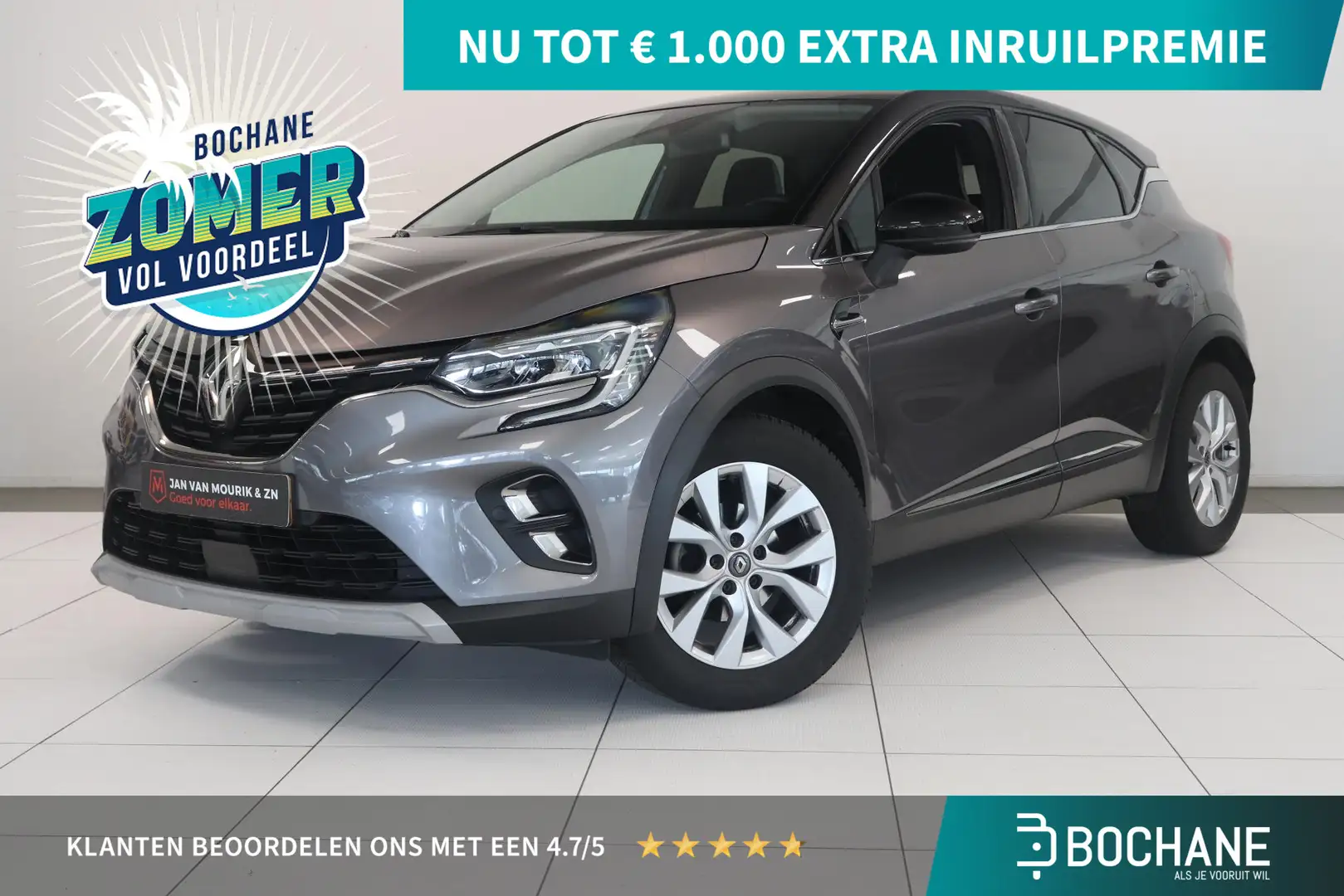 Renault Captur 1.0 TCe 100 Bi-Fuel Intens | Parkeer Camera | Clim Grau - 1