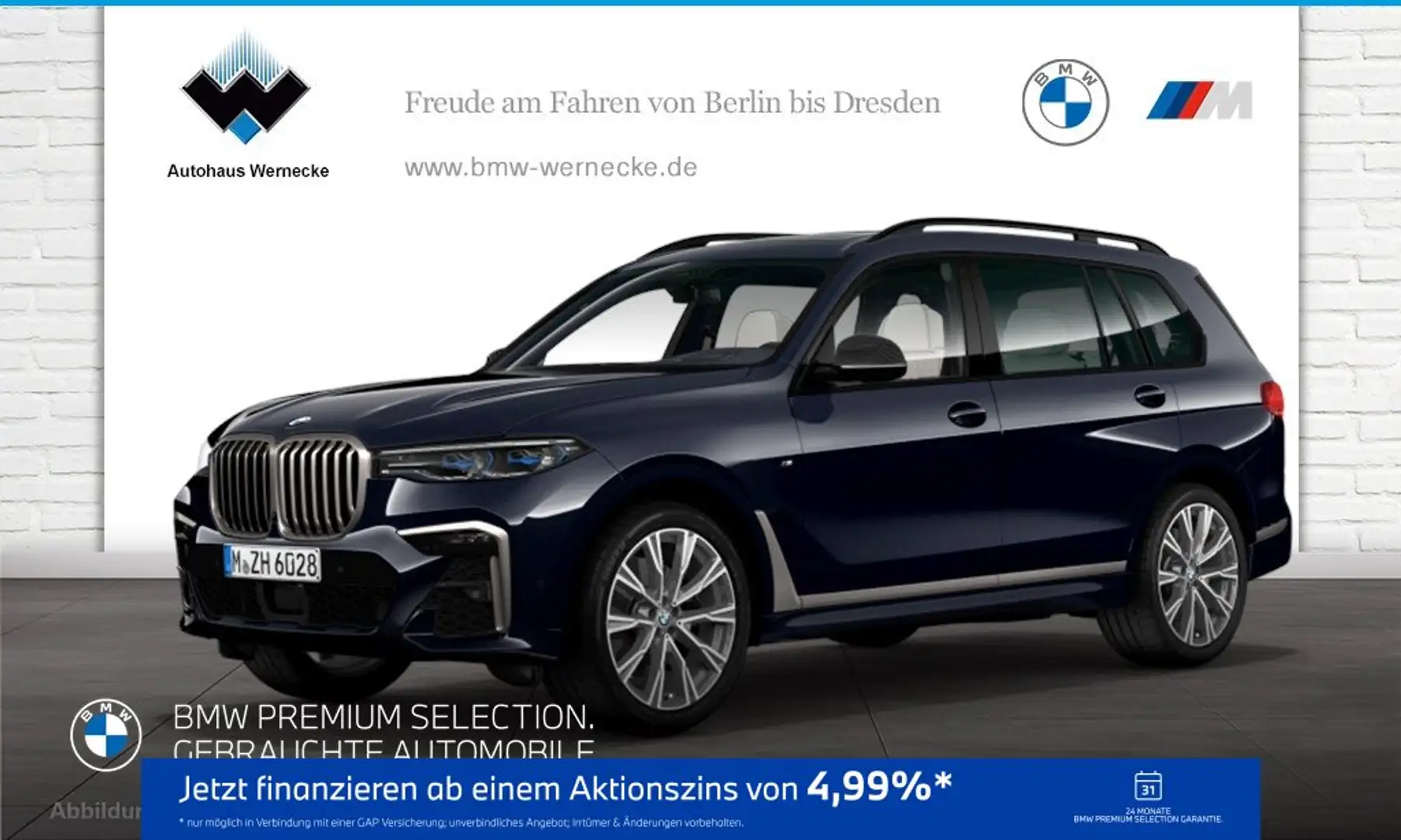BMW X7 M 50d Gestiksteuerung B&W Surround Head-Up Negro - 1