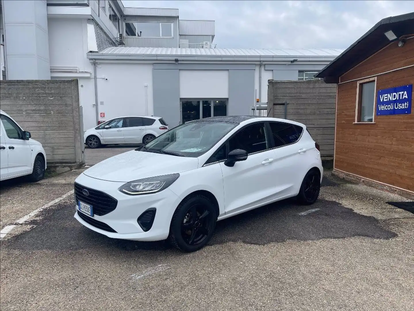 Ford Fiesta 5p 1.1 Titanium Gpl 75cv Blanc - 1