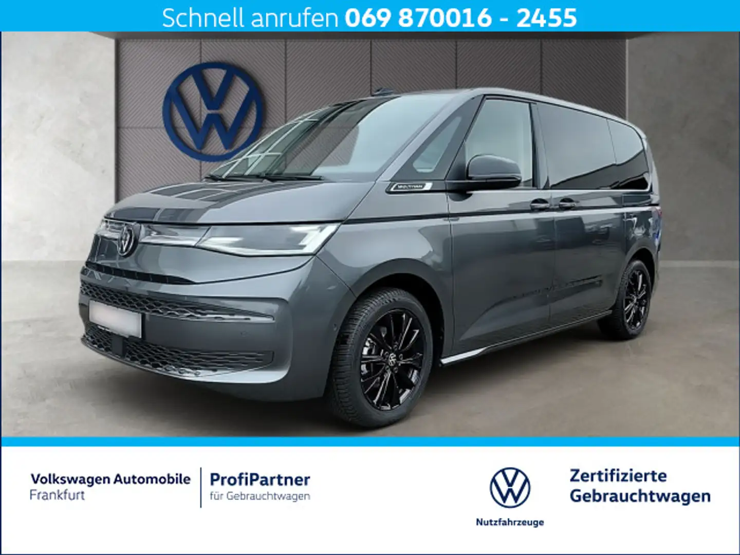 Volkswagen T7 Multivan T7 Multivan 2.0 TDI DSG Style Navi IQ.Light Grijs - 1