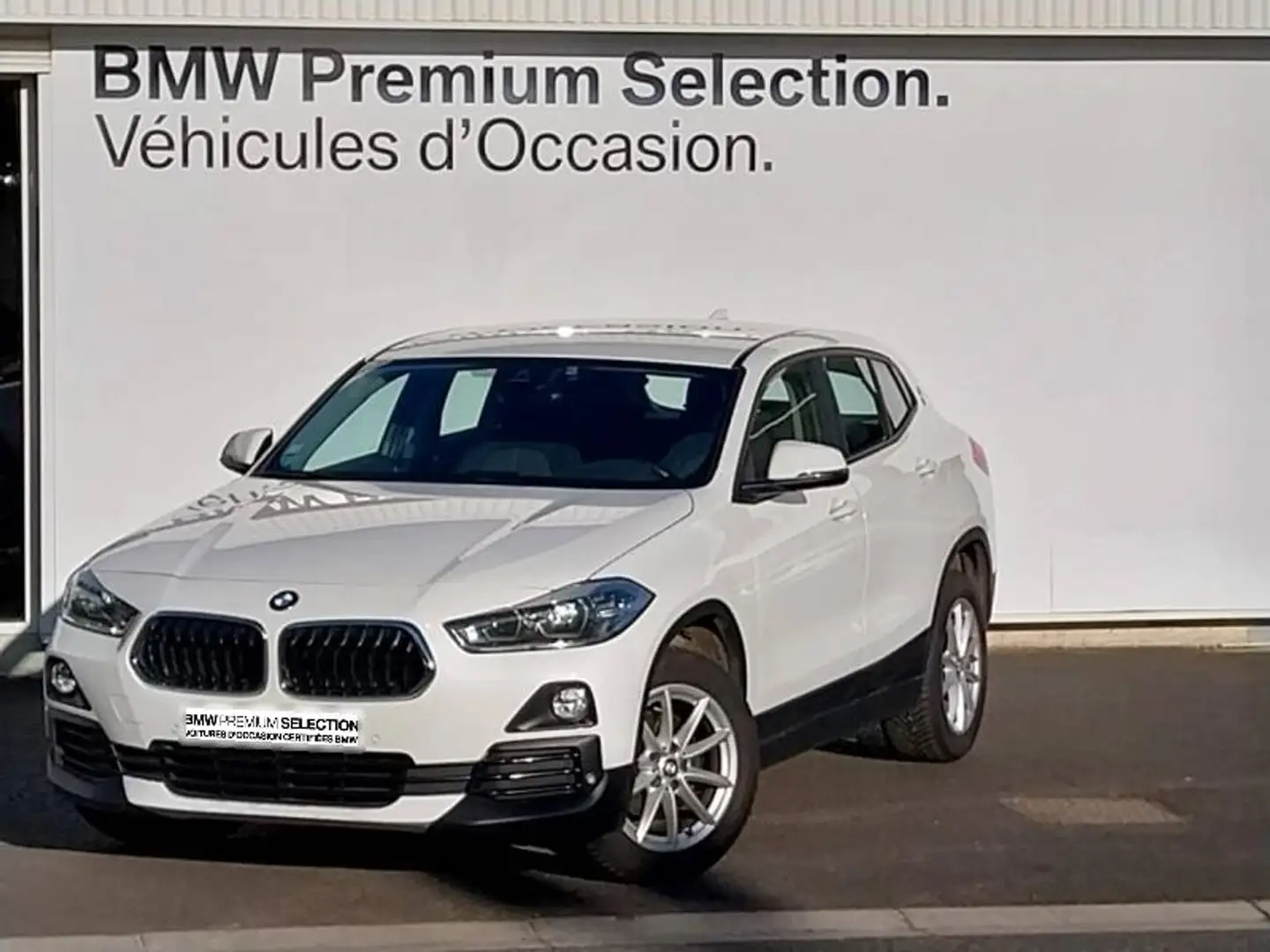 BMW X2 sDrive18dA 150ch Lounge Euro6d-T 118g Blanc - 1