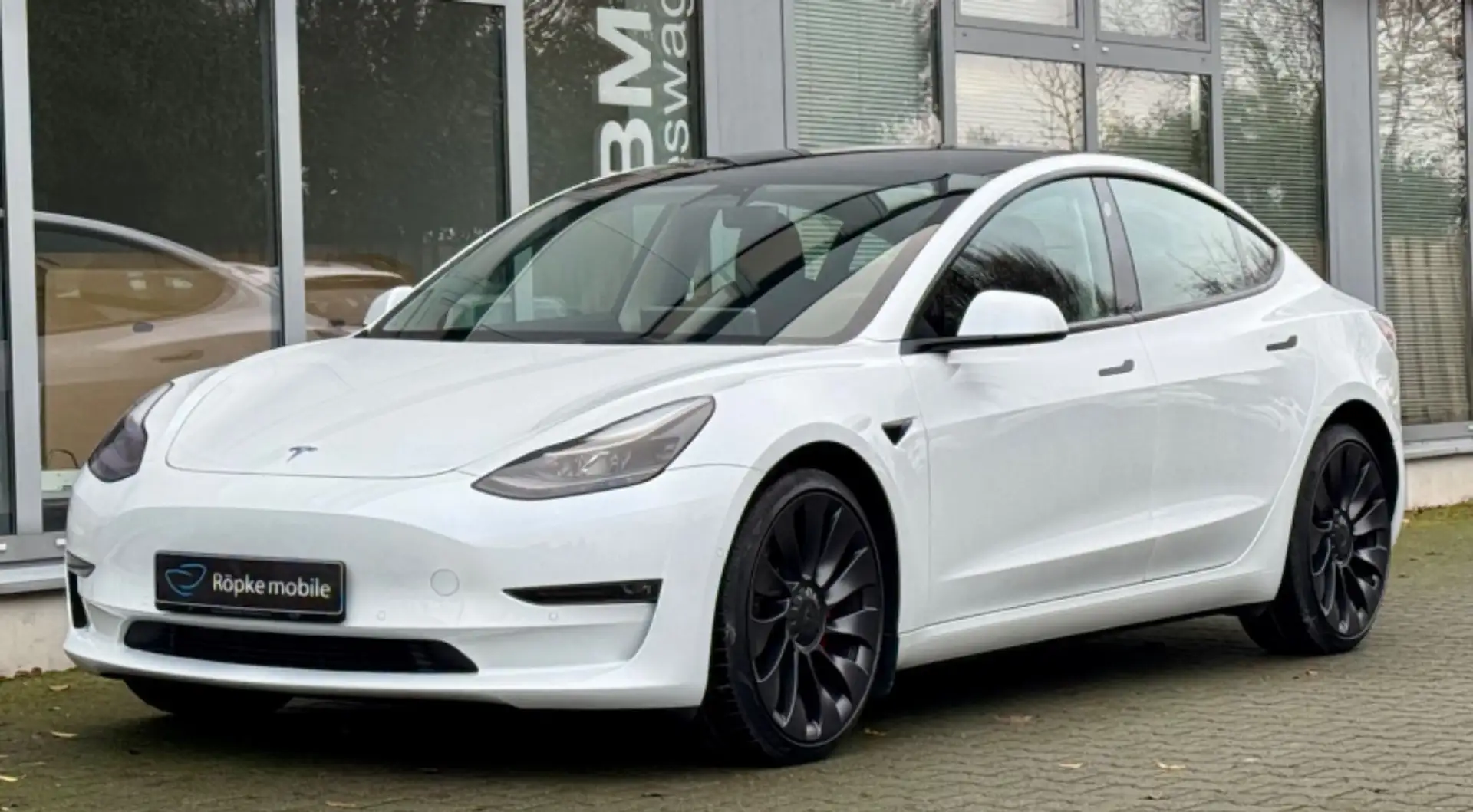Tesla Model 3 Performance Dualmotor 82kWh Blanc - 1