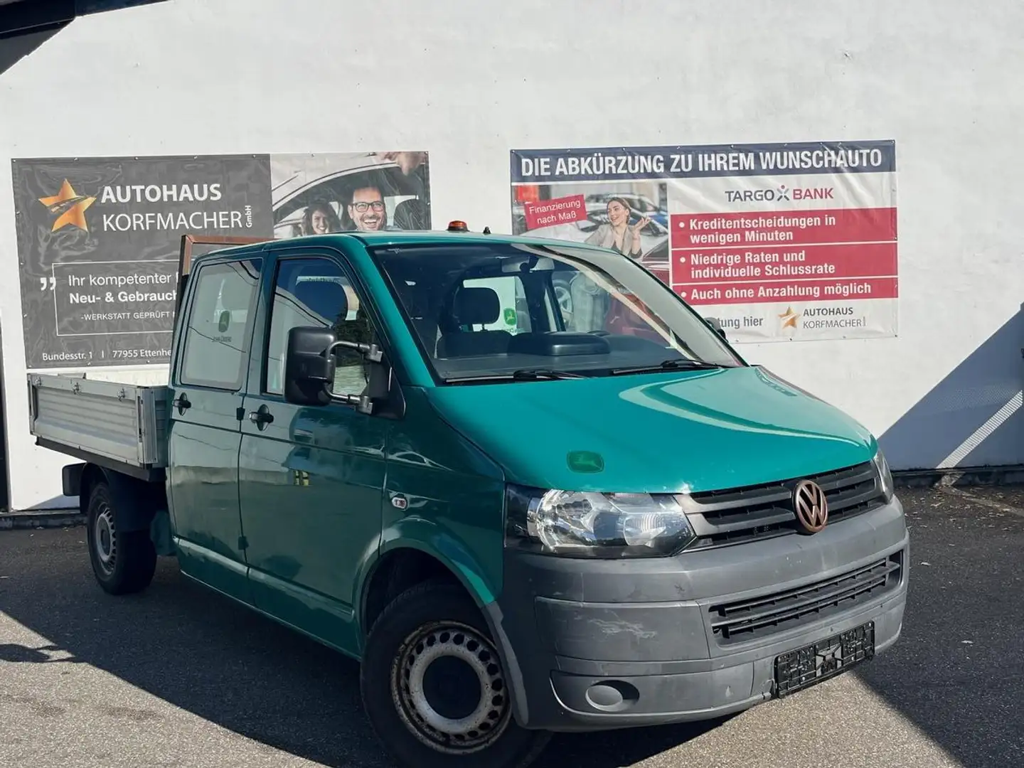 Volkswagen T5 Transporter 2.0 BENZIN DOKA 5-SITZER PRITSCHE Grün - 2