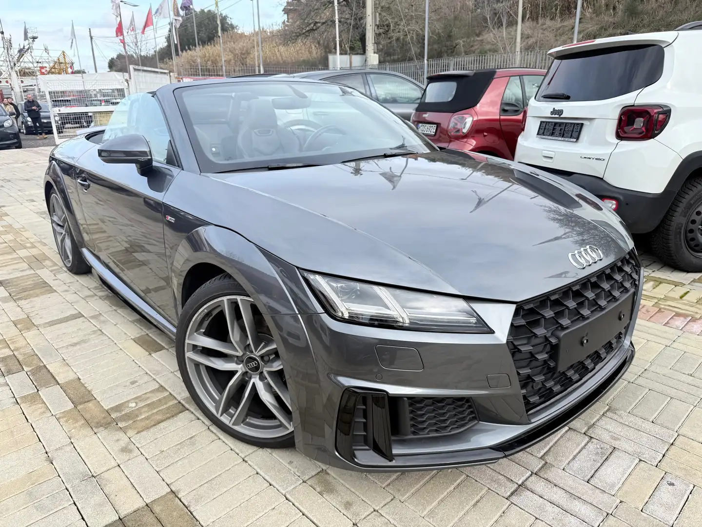 Audi TT TT Roadster s-line s-tronic /TAGLIANDI AUDI/ FULL Gris - 1