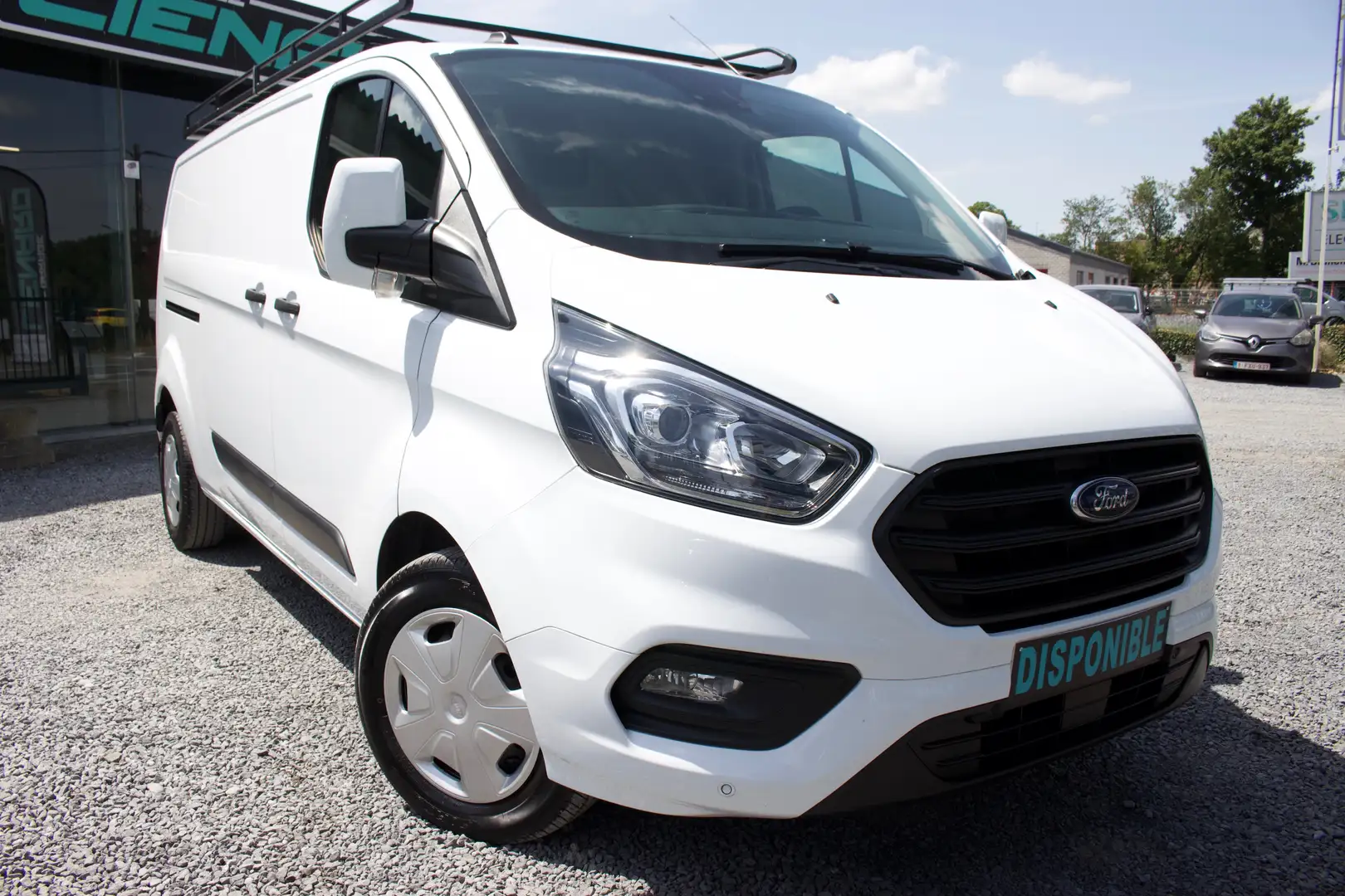 Ford Transit Custom 2.0 TDCi L2H1 Trend S/S *GPS*CLIM*GARANTIE* Blanc - 2