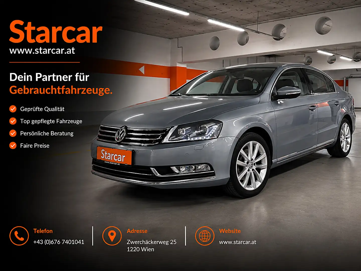 Volkswagen Passat Highline BMT 2,0 TDI DSG *BI-XENON*NAVI*STANDHE... Grau - 1