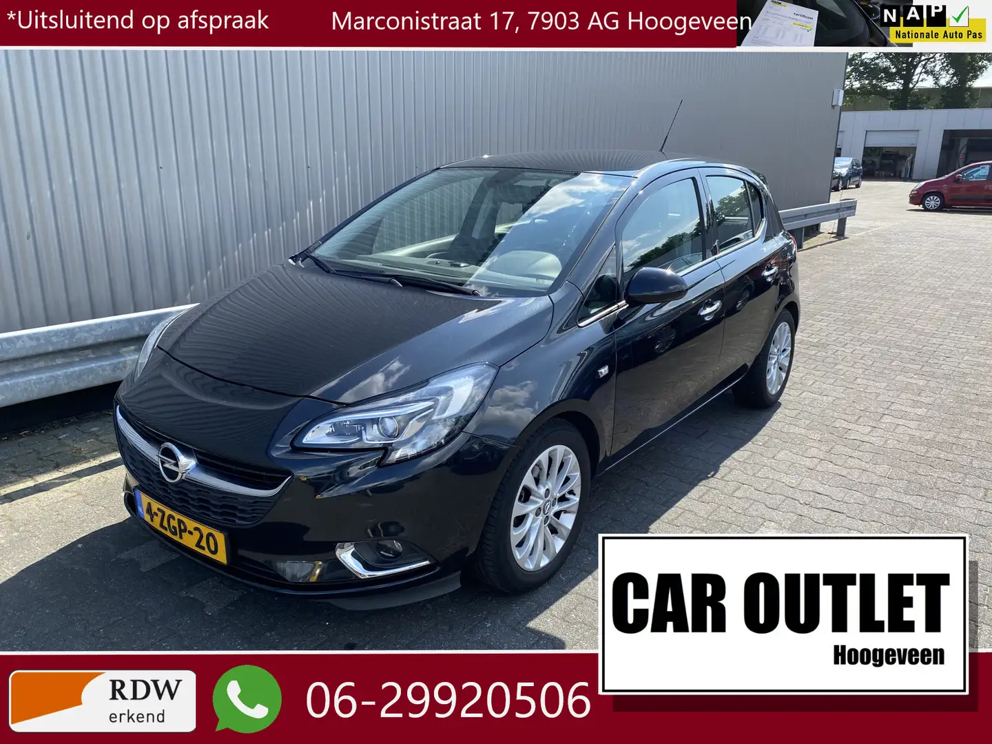 Opel Corsa 1.0 Turbo Cosmo 125Dkm.NAP, Clima, CC, PDC, LM, Af Noir - 1