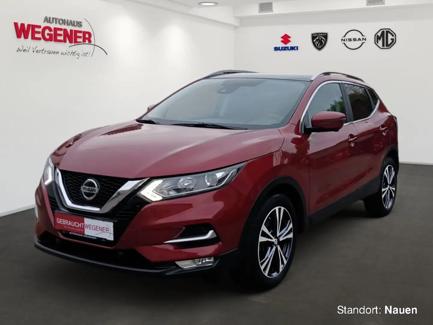 Nissan Qashqai QASHQAI N-CONNECTA 1.3 l DIG-T AT PGD 360° WINTE Rouge - 1