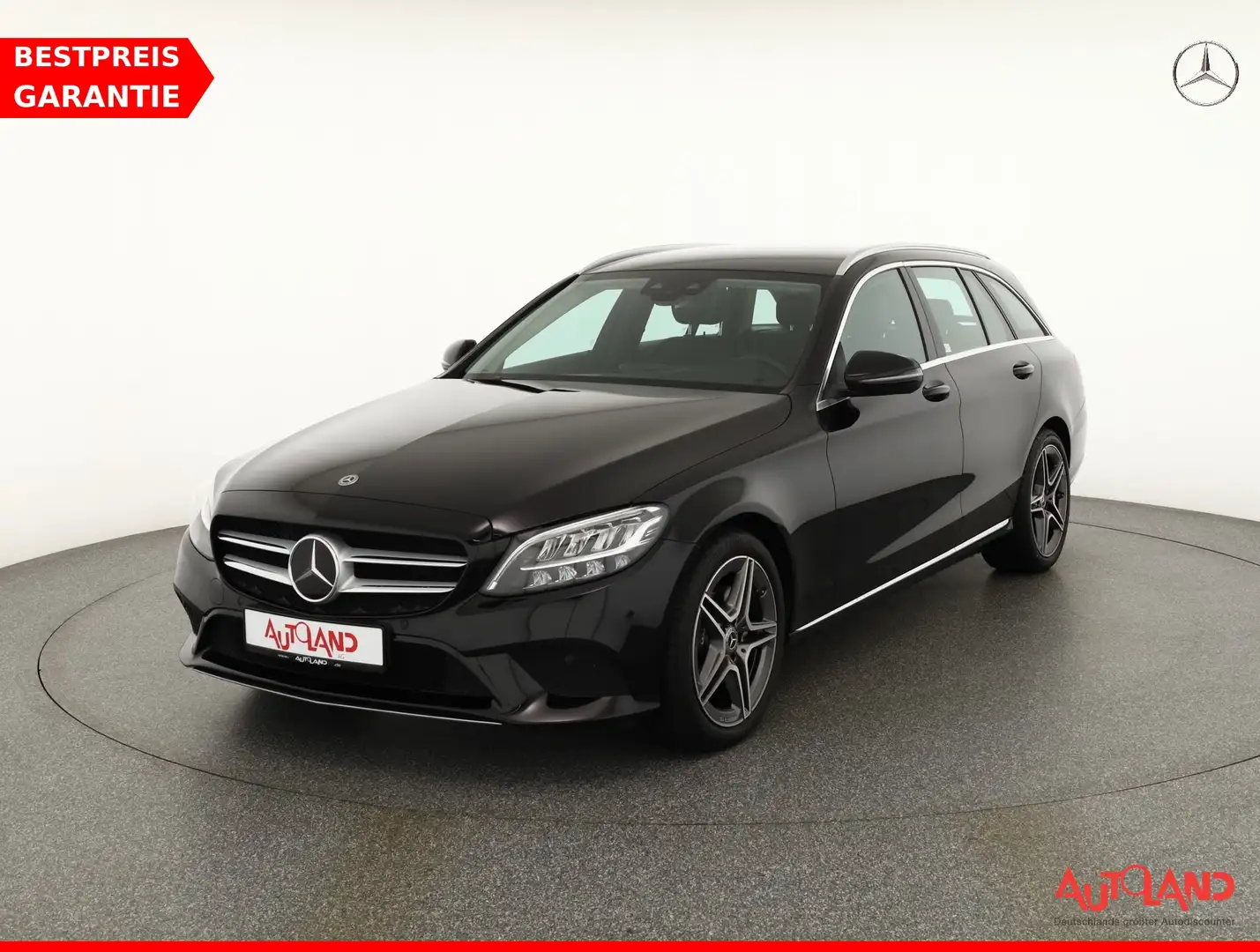 Mercedes-Benz C 160 C220 d T Avantgarde LED Navi Sitzheizung ACC Noir - 1