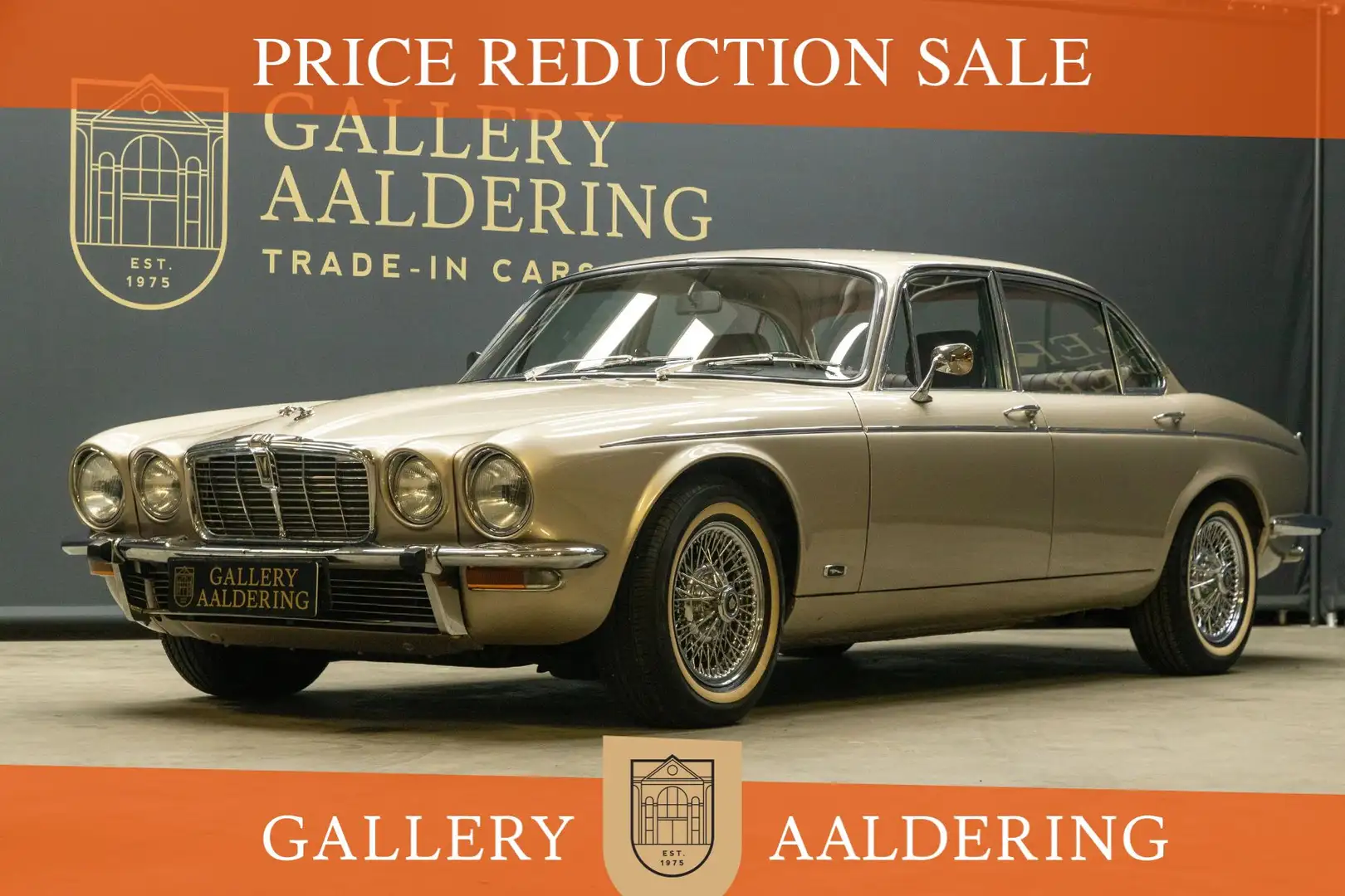 Jaguar XJ12 L Series 2 "Golden Sand with Mulberry Red leather" - 1