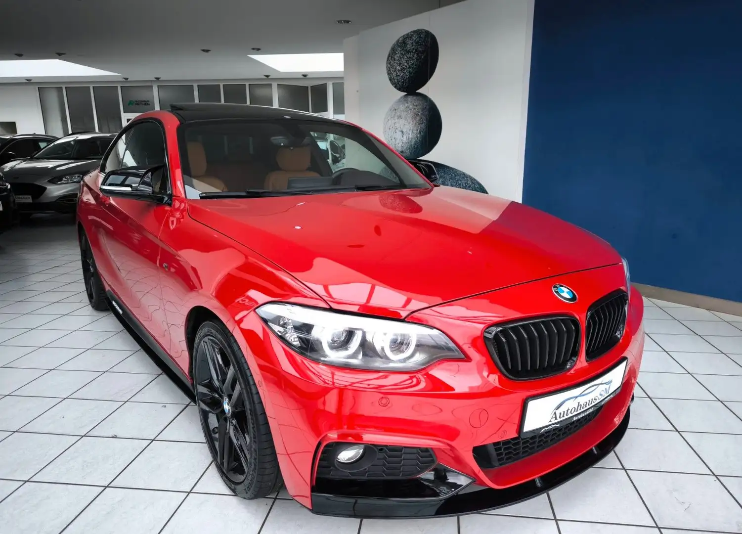 BMW 230 i Coupé*M-Sport*R-Kam*Facelift* Rot - 1