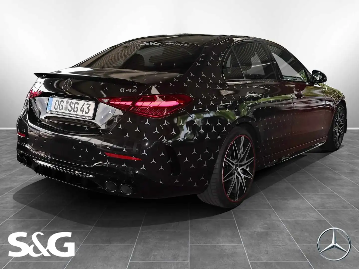 Mercedes-Benz C 43 AMG 4M Limousine HUD+360°+DIG-LED+Pano+20" Kırmızı - 2