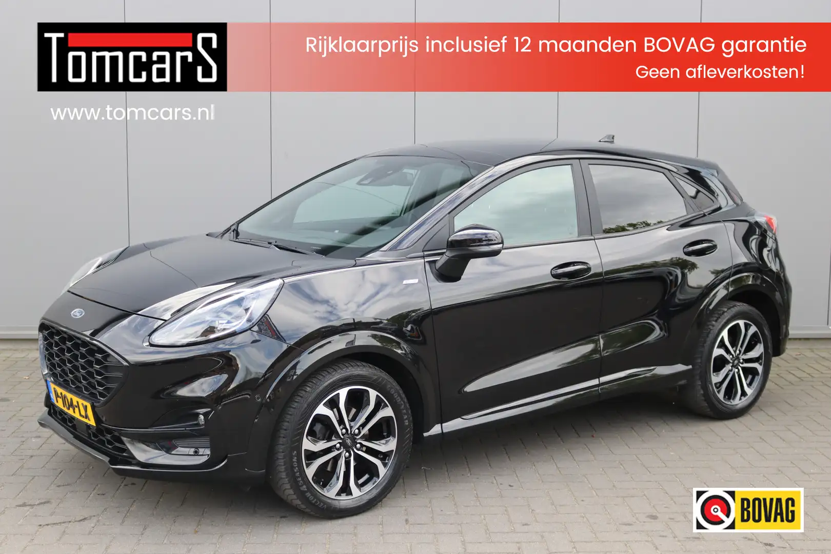 Ford Puma 125PK EcoB. Hybrid ST-Line X Panoramadak/Winter-pa Schwarz - 1