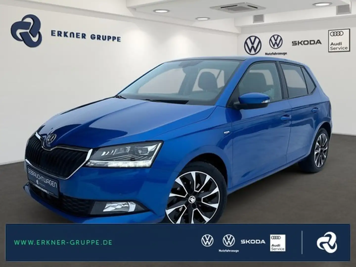 Skoda Fabia 1.0TSI Drive 125 Best Of LED+ACC+PANO+NAVI+++ Blau - 1