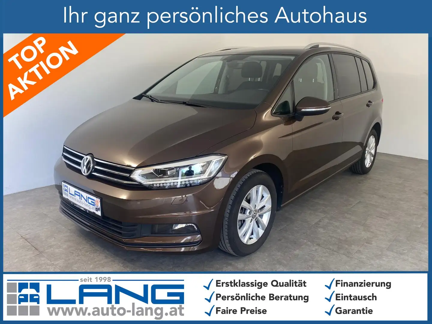 Volkswagen Touran 1.6 TDI BMT Comfortline LED*AHK*ACC*SITZHEIZUNG... Braun - 1