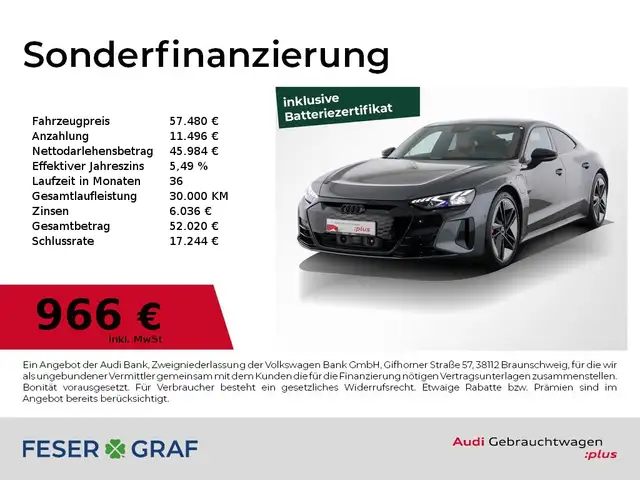 Audi RS e-tron GT Matrix/HUD/Navi Plus Head-up-Dis