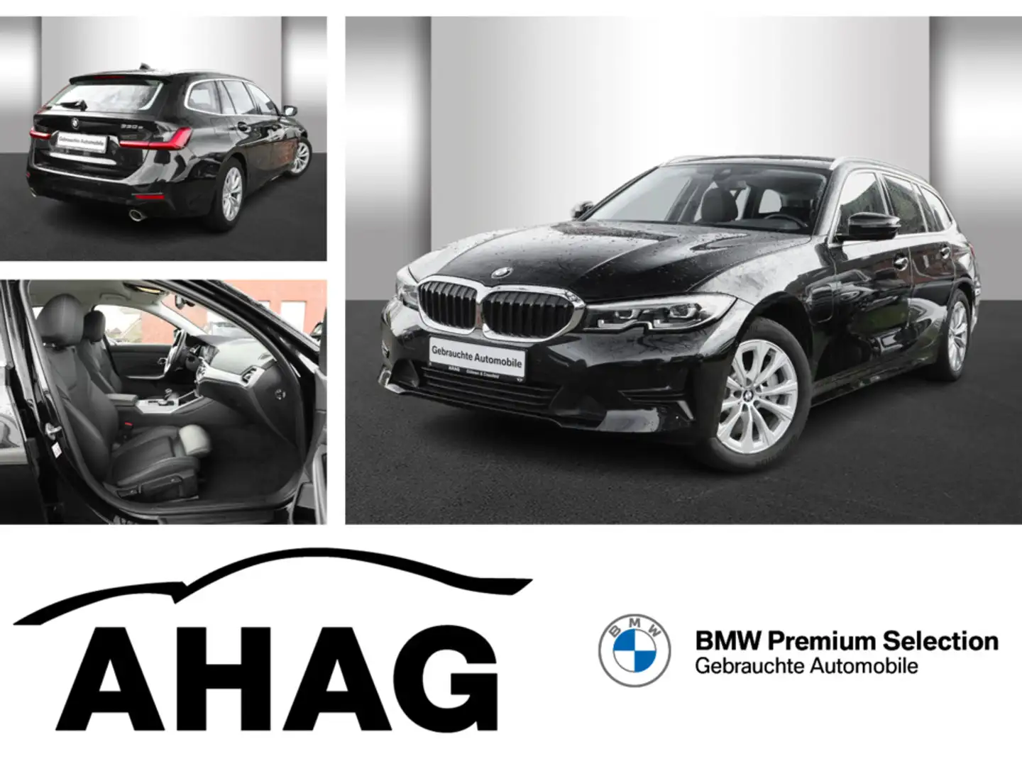 BMW 330 e xDrive Touring Advantage Automatic Aut. AHK Schwarz - 1