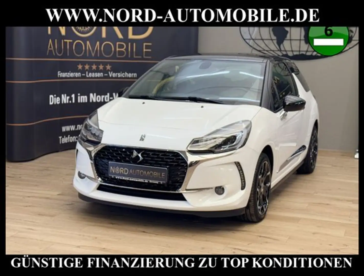 DS Automobiles DS 3 DS3 Pure Tech Connected Chic AUTOM*NAV*LED*KAM Weiß - 1