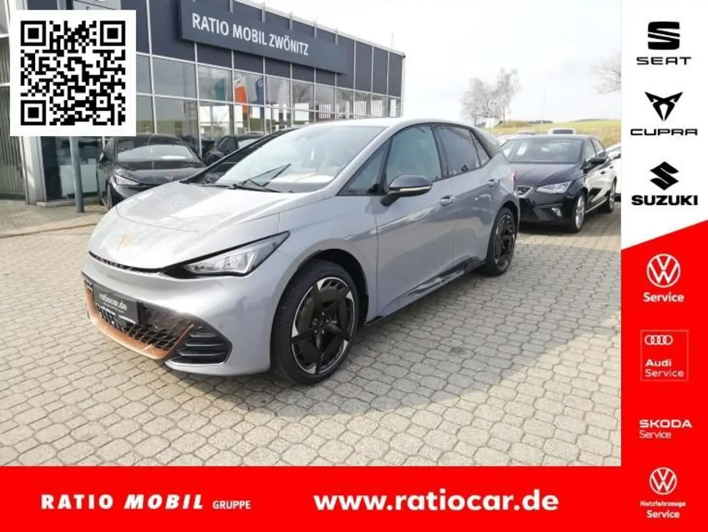 CUPRA Born BORN EDITION DYNAMIC 170 KW 77 KWH NAVI SITZH. Gris - 1
