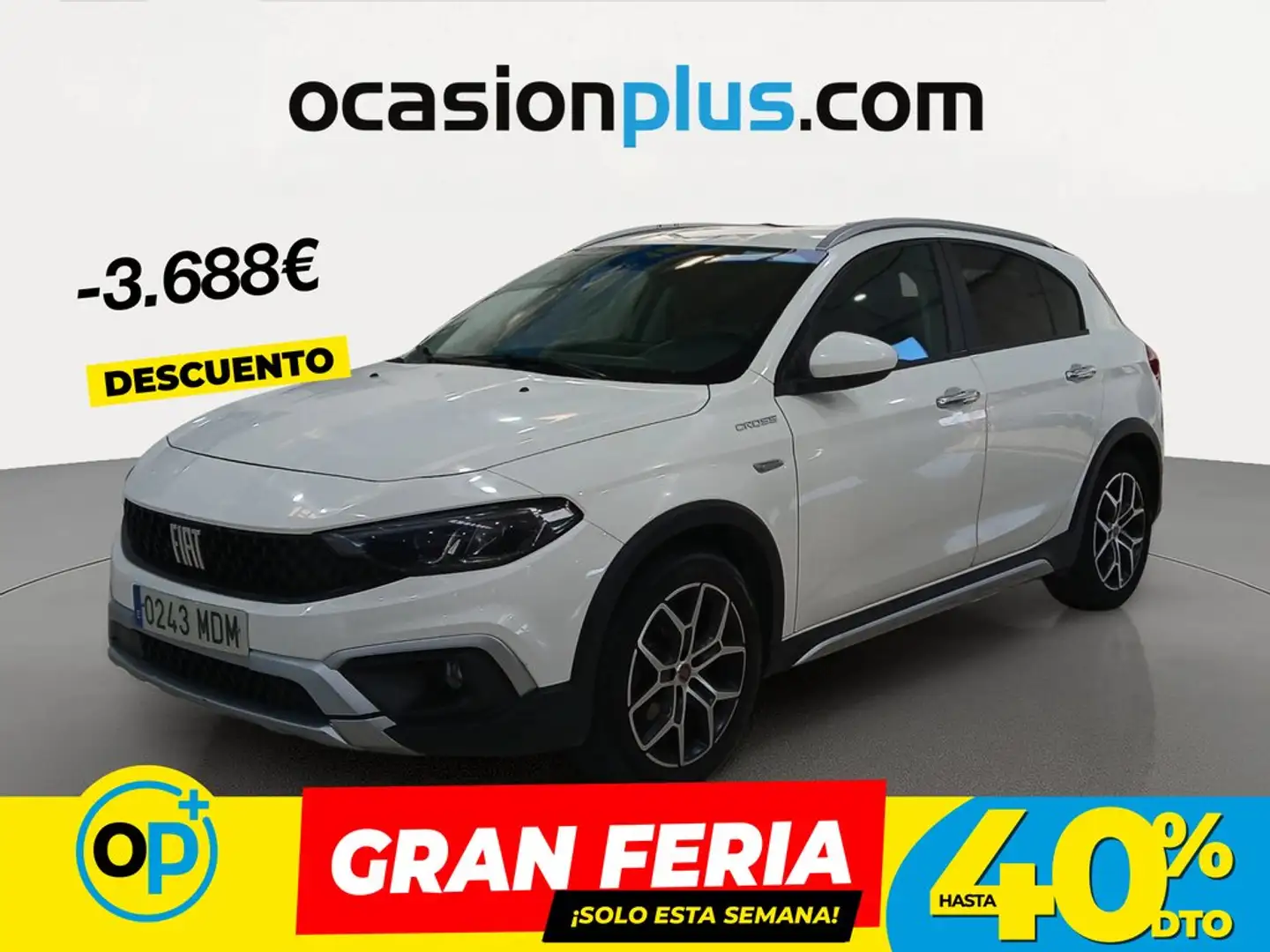 Fiat Tipo 1.5 Hybrid Cross DCT 96KW Blanco - 1