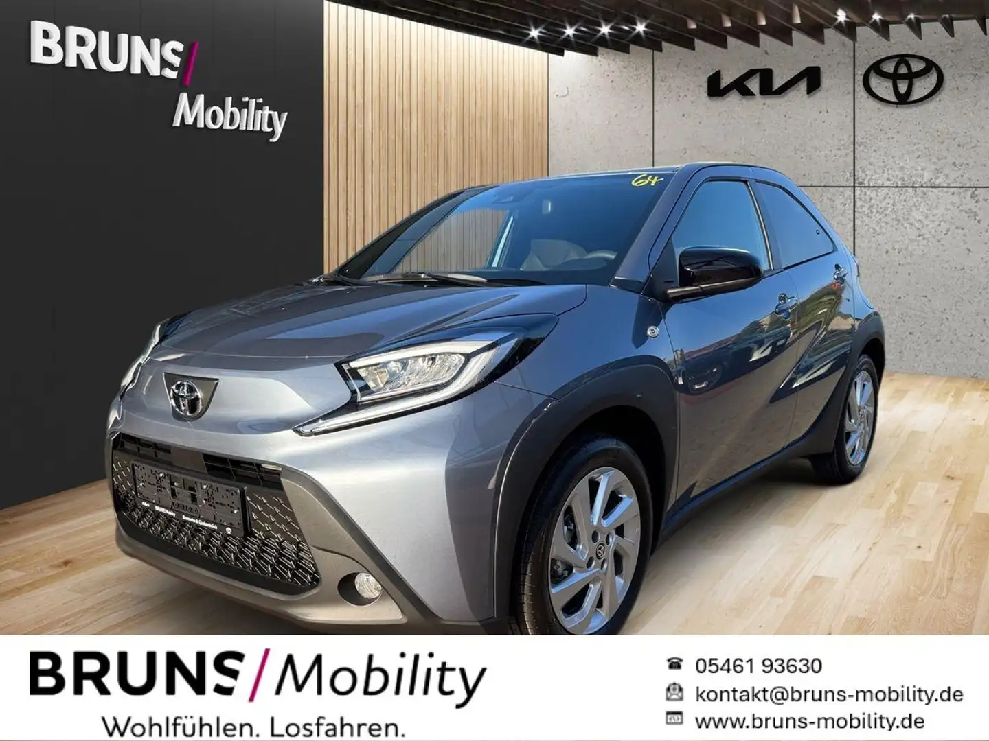 Toyota Aygo X 1.0 Kamera Sitzheizung Apple/Android Grijs - 1
