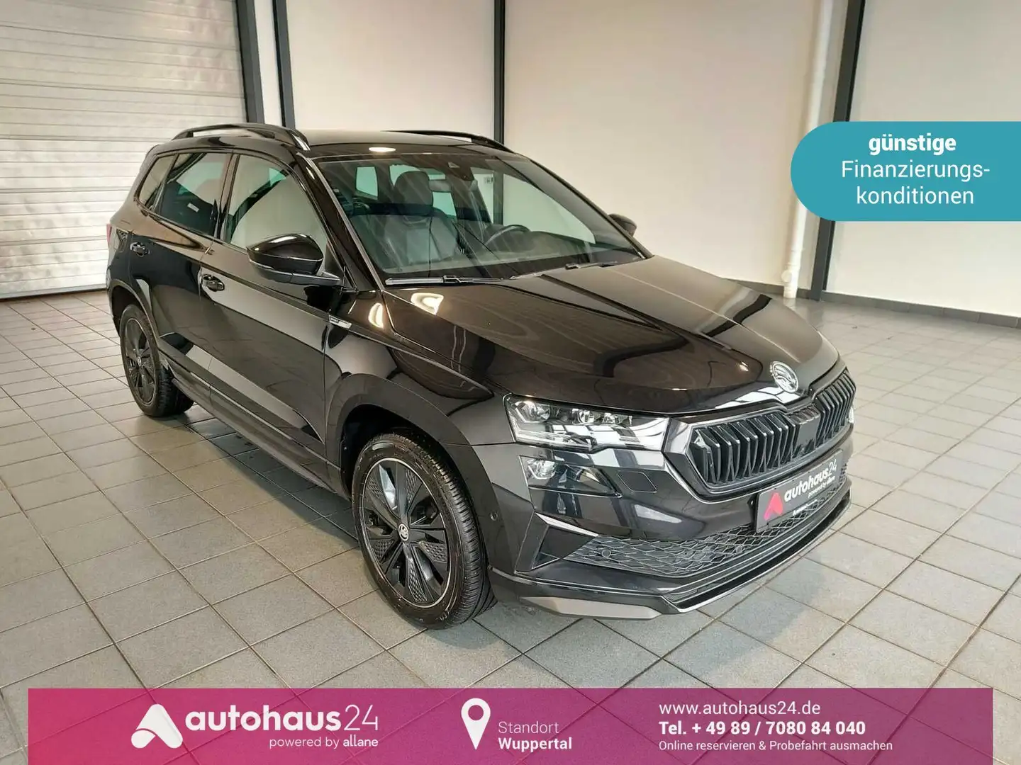 Skoda Karoq 1.5 TSI Sportline|DSG|ACC|360° Schwarz - 1